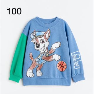 エイチアンドエム(H&M)の《最新作》新品未開封　パウパトロール　　トレーナー　100/105(Tシャツ/カットソー)