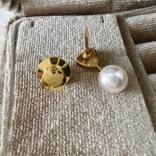 MIKIMOTO - ミキモト ハートダイヤ パールブローチ ピンブローチ K18の ...