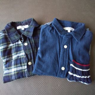 グローバルワーク(GLOBAL WORK)のグローバルワーク 長袖シャツ ２枚(Tシャツ/カットソー)