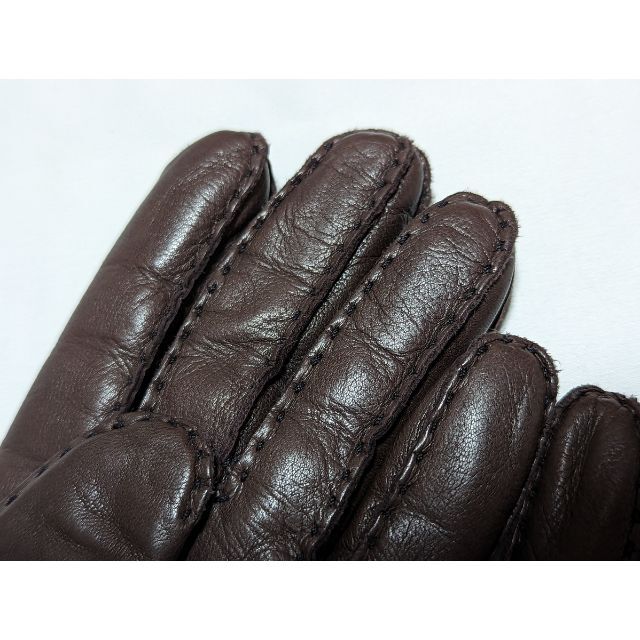 パステルオリーブ 希少 Dentsより格上 Fownes 30s イギリス