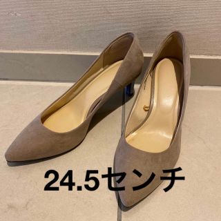 パンプス　GU  24.5 ベージュ(ハイヒール/パンプス)