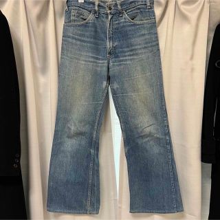 リーバイス(Levi's)の【超希少・状態良】70's levi's 607 フレアデニム　ヴィンテージ(デニム/ジーンズ)