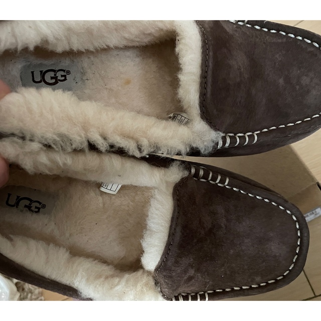 UGG モカシン アンスレー チョコレート 24cm | フリマアプリ ラクマ