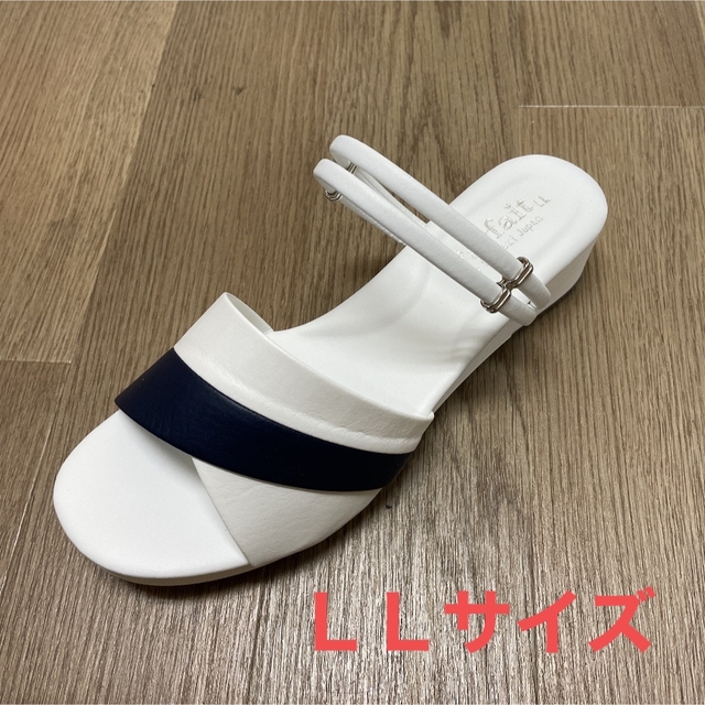 O脚補正ナースサンダル  新品　LLサイズ  パルフェ　日本製　25cm レディースの靴/シューズ(サンダル)の商品写真