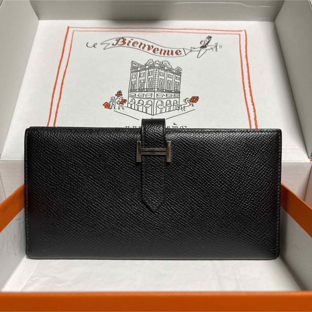 大注目 Hermes - 極美品 エルメス ベアン スフレ ブラック シルバー