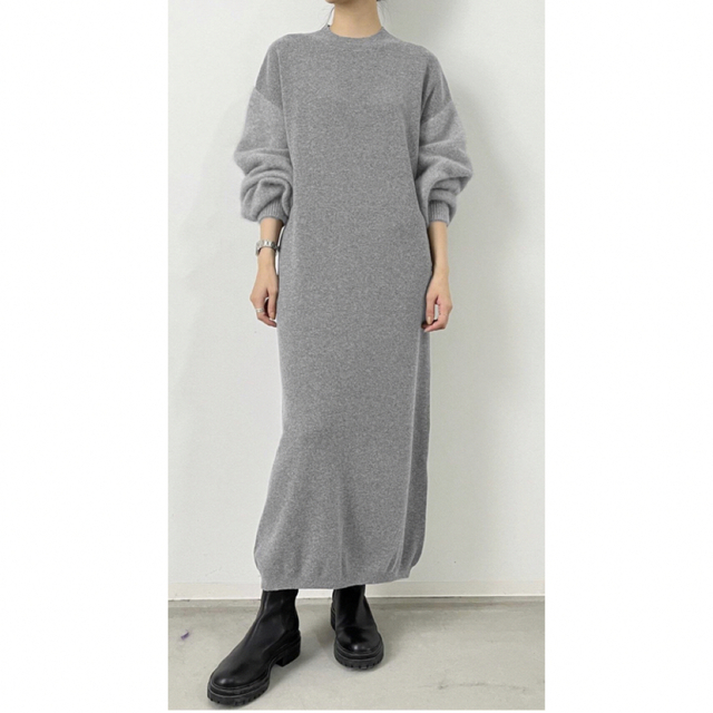 L’Appartement   knit Onepiece  ブラック