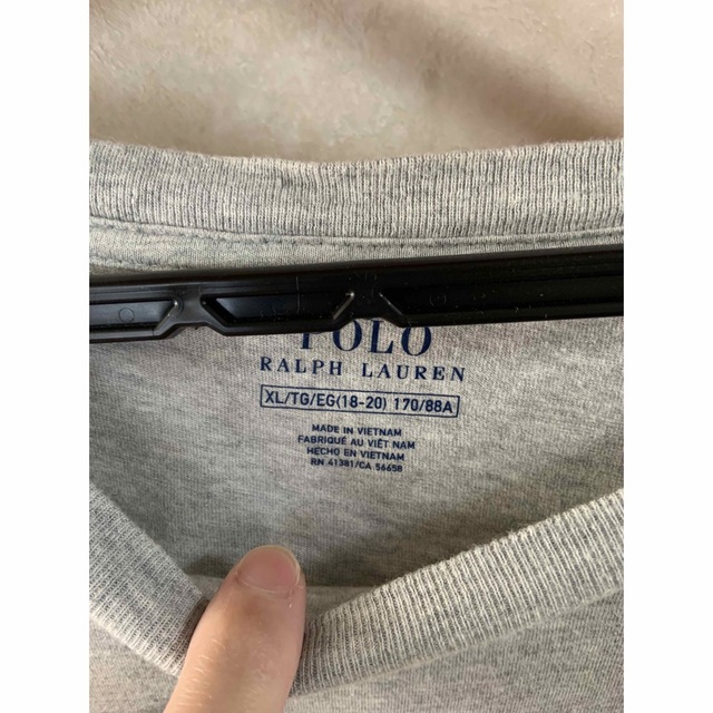 POLO RALPH LAUREN(ポロラルフローレン)のRalphLauren ポロベア　ロングTシャツ　ジュニアXL 170cmサイズ メンズのトップス(Tシャツ/カットソー(七分/長袖))の商品写真