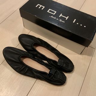 モヒ(MOHI)のyuuuki様専用☆モヒMOHIバレエシューズ黒美品39セレモニーにも(バレエシューズ)