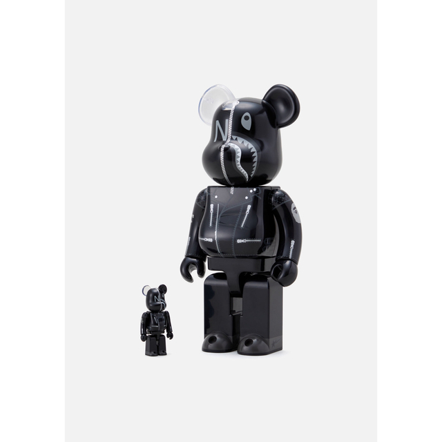 BAPE NBHD SHARK BE@RBRICK 100%&400% SET