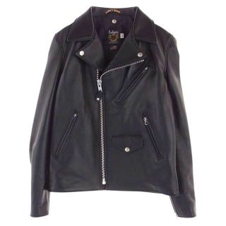 ショット(schott)のschott ショット ジャケット 228US USA製 LAMB SKIN DOUBLE RIDERS ラムレザー ダブル ライダース ジャケット ブラック系 36【美品】【中古】(その他)