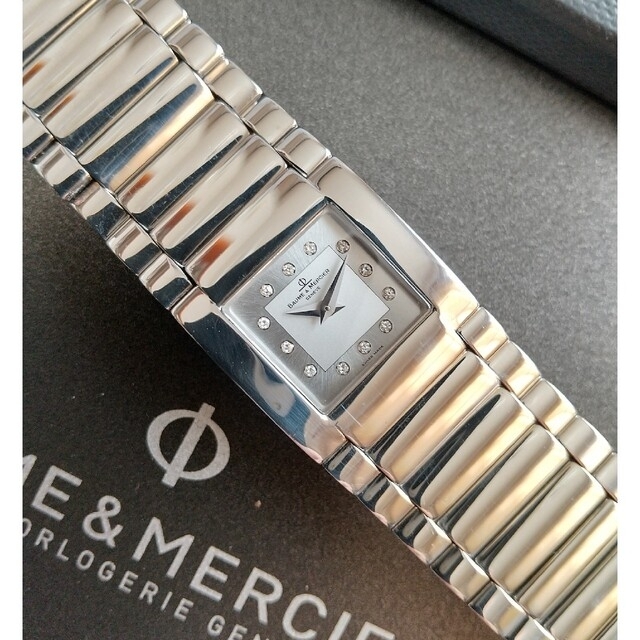 BAUME&MERCIER(ボームエメルシエ)のボーム&メルシー 美品 12Pダイヤモンド キャットウォーク レディースクォーツ レディースのファッション小物(腕時計)の商品写真