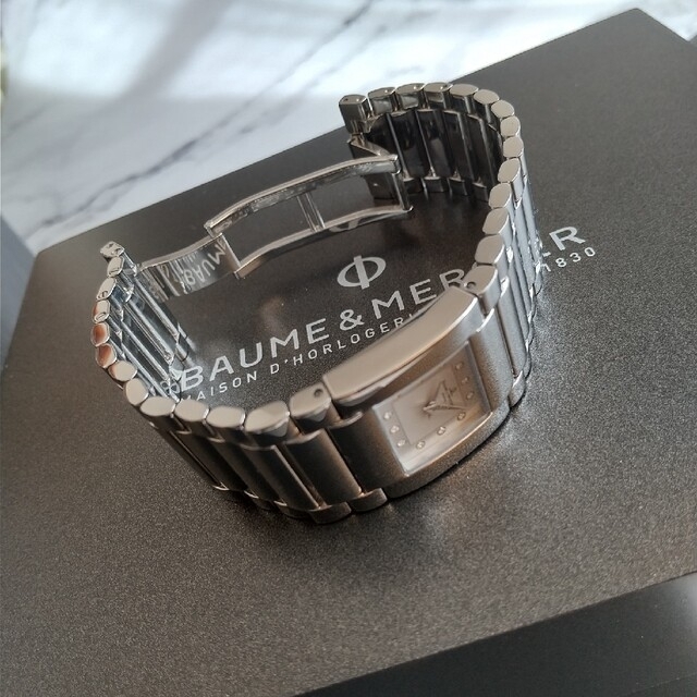 BAUME&MERCIER(ボームエメルシエ)のボーム&メルシー 美品 12Pダイヤモンド キャットウォーク レディースクォーツ レディースのファッション小物(腕時計)の商品写真
