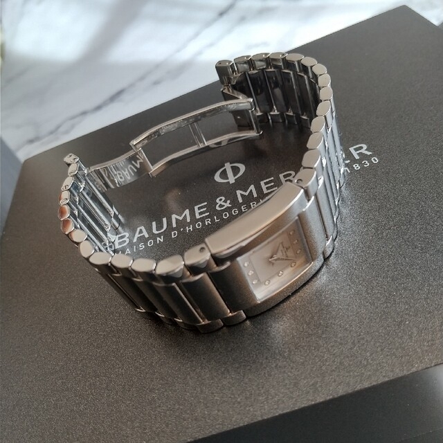 BAUME&MERCIER - ボーム&メルシー 美品 12Pダイヤモンド キャット 