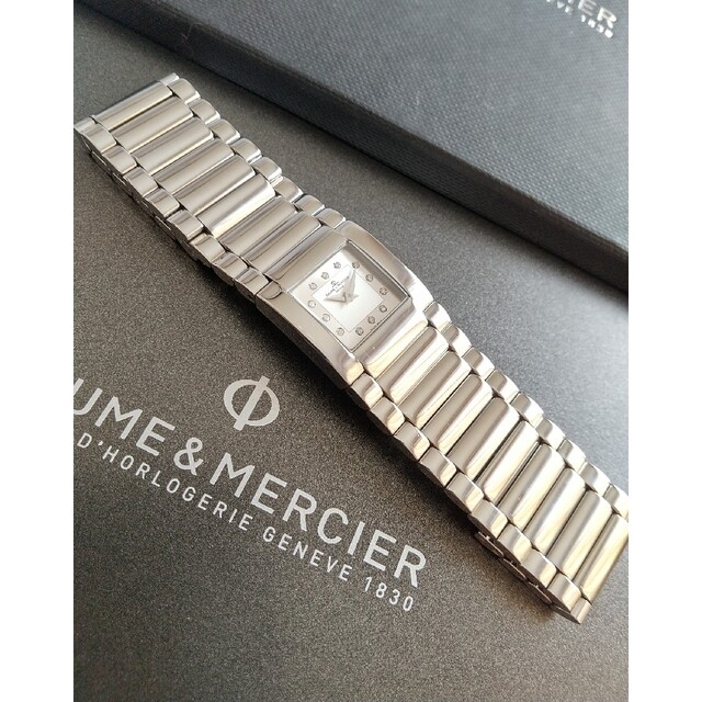 BAUME&MERCIER(ボームエメルシエ)のボーム&メルシー 美品 12Pダイヤモンド キャットウォーク レディースクォーツ レディースのファッション小物(腕時計)の商品写真