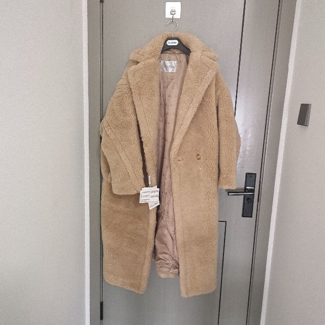 値引きする Max Mara MaxMara□マックスマーラキャメルシルクウール