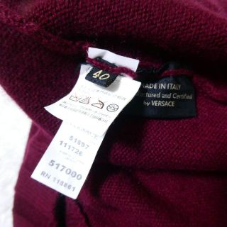 VERSACE - 新品同様 VERSACE カシミヤ100% タートルネック ニット