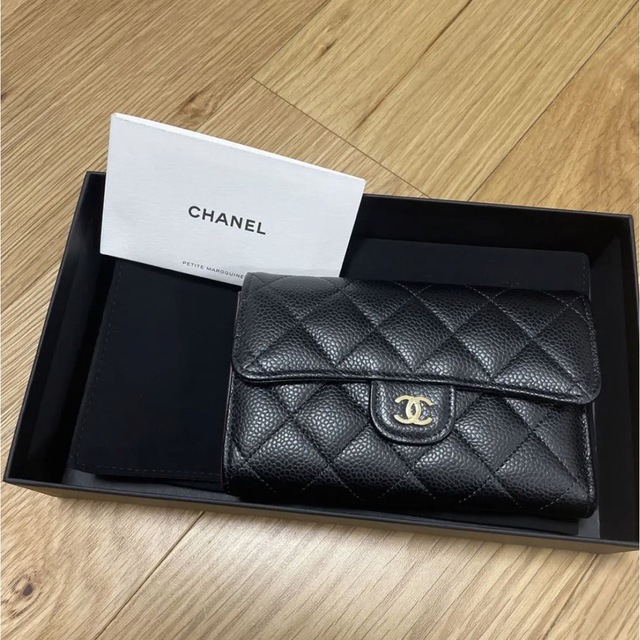 ができませ CHANEL - 黒 キャビアスキンの通販 by ブランディア