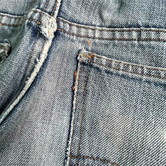 70s USA製 VINTAGE Levi´s646 リーバイス ダメージフレア-