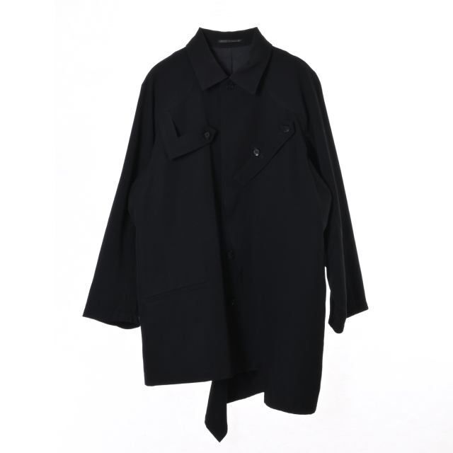 ウール素材Yohji Yamamoto 3B ウール オーバーサイズ テーラードジャケット