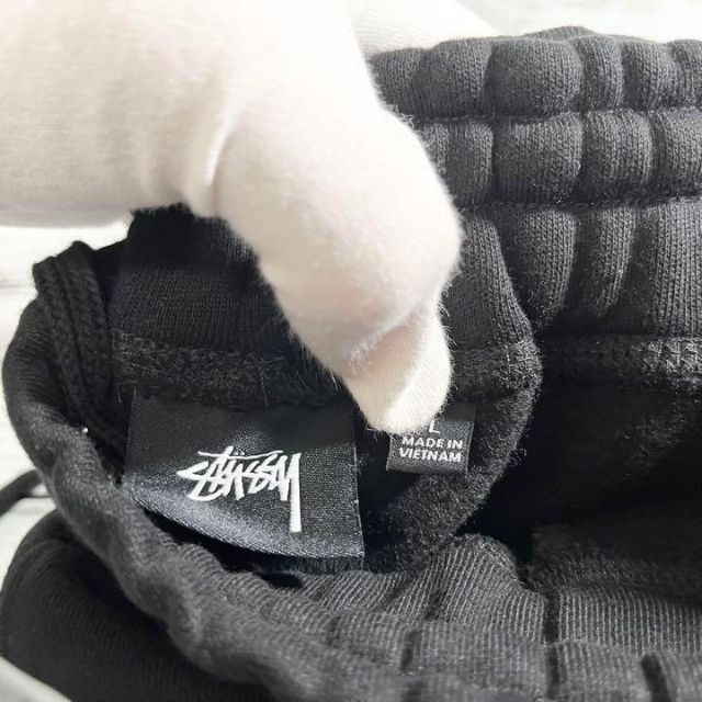 STUSSY(ステューシー)の【新品】stussy スウェット　パンツ　サイズS ブラック メンズのパンツ(その他)の商品写真