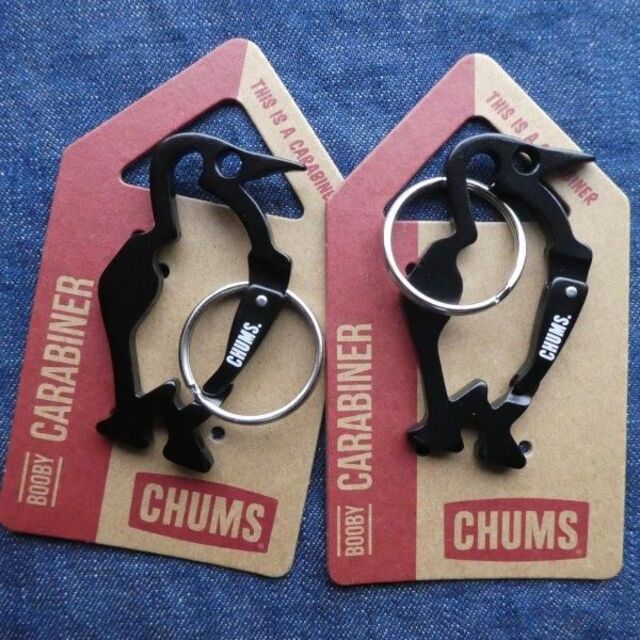 CHUMS(チャムス)の2点セット CHUMS Booby Carabiner CH62-1192 BB メンズのファッション小物(キーホルダー)の商品写真