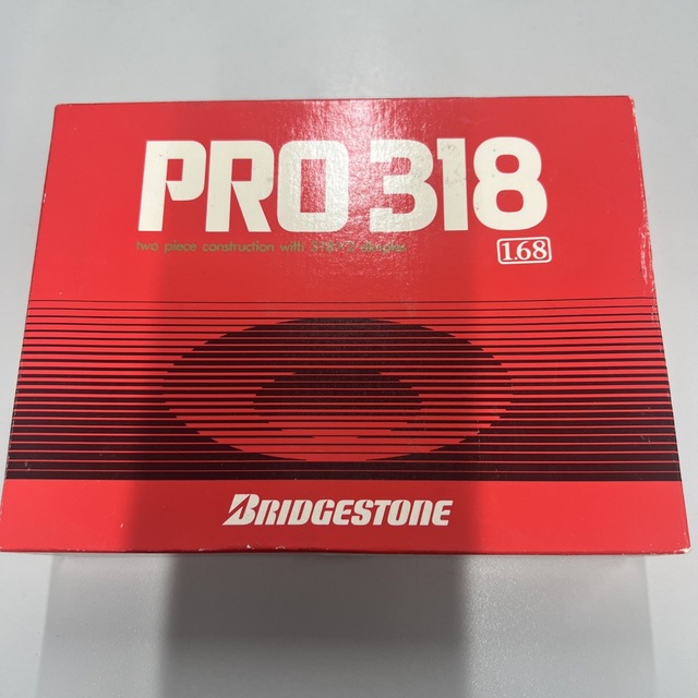 BRIDGESTONE(ブリヂストン)のBRIDGESTONE PRO318ゴルフボール 1ダース 新品 チケットのスポーツ(ゴルフ)の商品写真