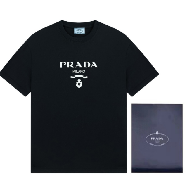 至上 《新品》PRADA プラダ 半袖Tシャツ ロゴ ナイロンポケット クルー