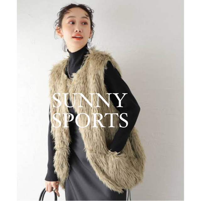 SUNNY SPORTS - 【美品】SUNNY SPORTS fleece biggest vestの通販 by duuu15's shop