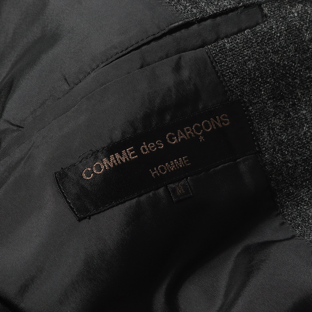 COMME des GARCONS コムデギャルソン ジャケット サイズ：M ウール 3B テーラードジャケット HOMME AD2002 グレー アウター ブレザー 日本製 シンプル ベーシック【メンズ】 2