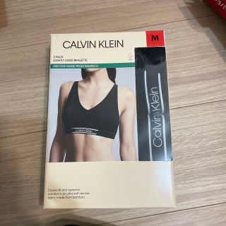 カルバンクライン(Calvin Klein)のカルバン・クライン　ブラレット　2枚組　ブラック(ブラ)