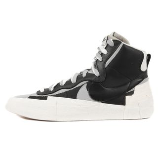 サカイ(sacai)のSacai サカイ NIKE BLAZER MID / SACAI (BV0072-002) 19AW ナイキ ブレザーミッド ブラック ウルフグレー サイズ：US11 29.0cm スニーカー コラボ 【メンズ】(スニーカー)