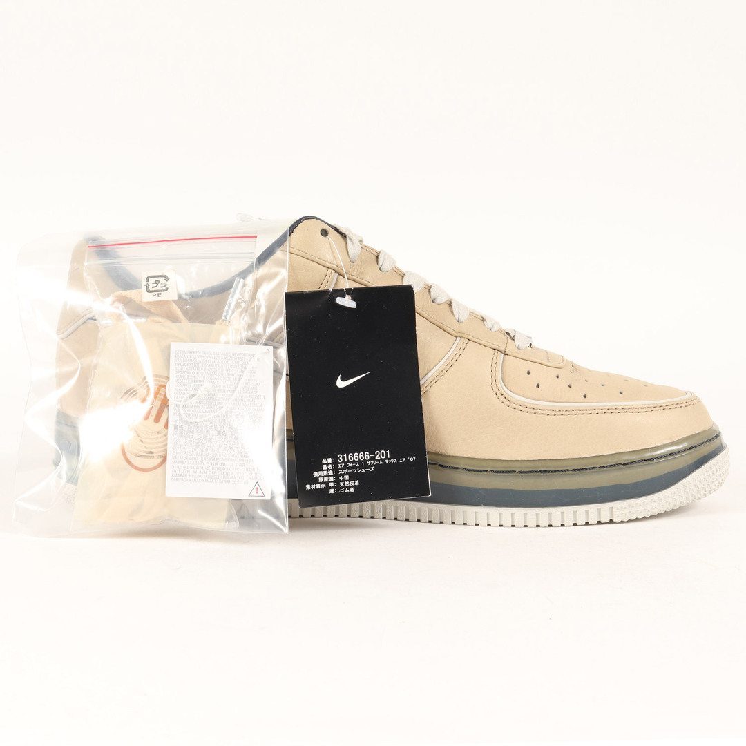 NIKE(ナイキ)のNIKE ナイキ AIR FORCE 1 SPRM MAX AIR 07 TWEED TORONTO 2007年製 316666-201 デッドストック エアフォース 1 サプリームマックス エア トロント ツイード ライトボーン ボルト サイズ：US10.5 28.5cm スニーカー【メンズ】 メンズの靴/シューズ(スニーカー)の商品写真