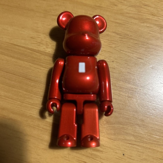 BE@RBRICK(ベアブリック)のベアブリック　赤I ハンドメイドのおもちゃ(フィギュア)の商品写真