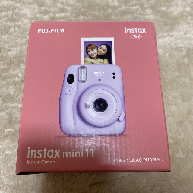 FUJI FILM INSTAX MINI 11 LILAC PURPLE イン スマホ/家電/カメラのカメラ(フィルムカメラ)の商品写真