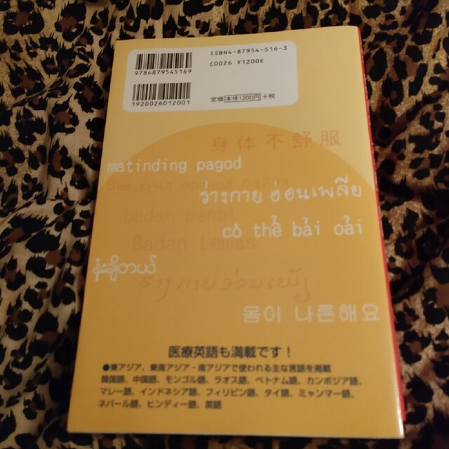 海外で病気になったら絵で会話 東アジア・東南アジア・南アジア編 エンタメ/ホビーの本(地図/旅行ガイド)の商品写真