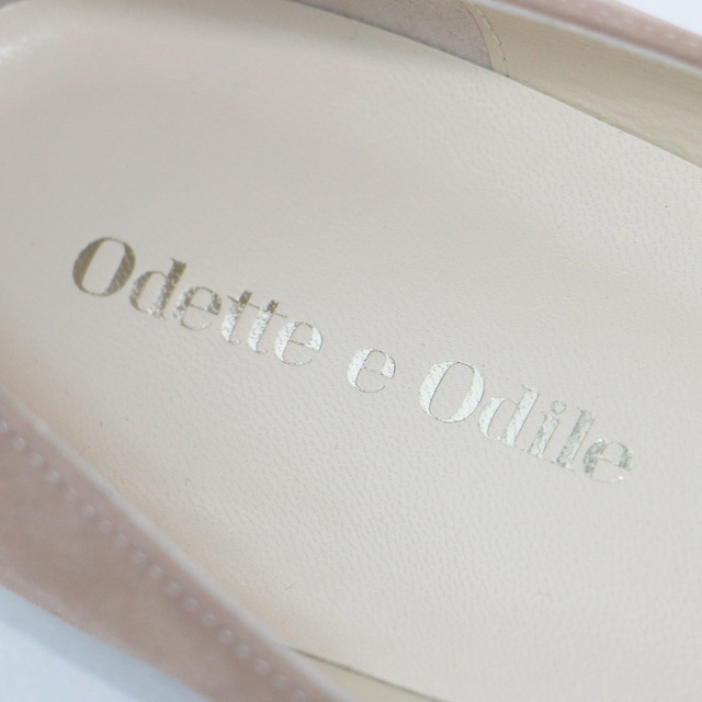 Odette e Odile(オデットエオディール)のOdette e Odile オデット エ オディール パンプス ベージュ 23cm フラット アーモンドトゥ スウェード ペタンコ エレガント 通勤 オフィス 大人 女性 ベーシック  ローヒール 歩きやすい フォーマル 【レディース】【K3624】 レディースの靴/シューズ(ハイヒール/パンプス)の商品写真