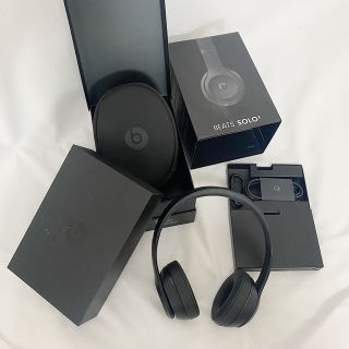 ビーツ(Beats)のBeats Solo3 Wirelessヘッドフォン マットブラック(ヘッドフォン/イヤフォン)