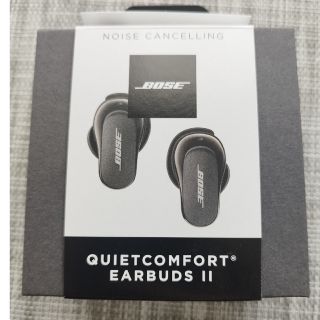 ボーズ(BOSE)のBose QuietComfort Earbuds II  2 ブラック　美品(ヘッドフォン/イヤフォン)