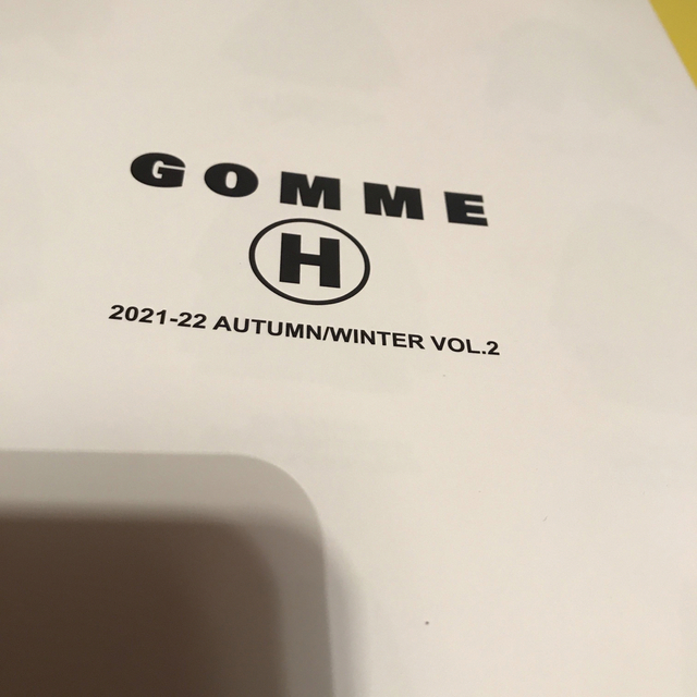 gomme(ゴム)のgomme★2021-2022Autumn /winterカタログ エンタメ/ホビーの雑誌(ファッション)の商品写真