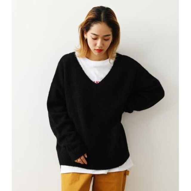 RODEO CROWNS WIDE BOWL(ロデオクラウンズワイドボウル)の【新品、未開封、未着用】ロデオクラウンズ KNIT & L／Tレイヤードセット レディースのトップス(ニット/セーター)の商品写真