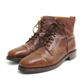 クロケットアンドジョーンズ(Crockett&Jones)のクロケット&ジョーンズ レースアップ ブーツ 8163 ブラウン 6 1/2(ブーツ)