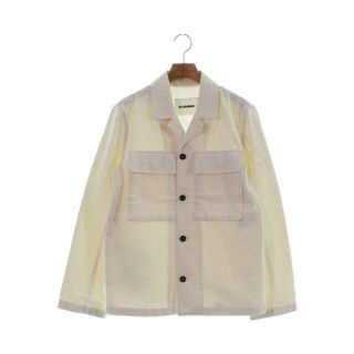 ジルサンダー(Jil Sander)のJIL SANDER ブルゾン（その他） 32(XXS位) 白(ヘリンボーン) 【古着】【中古】(その他)