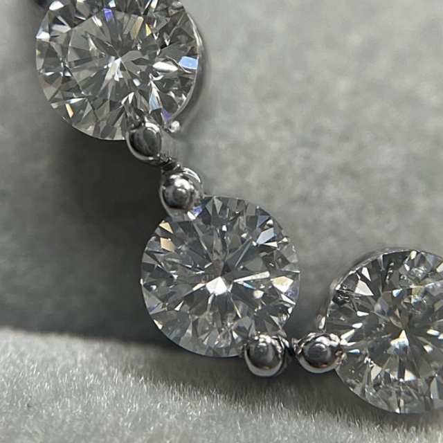 ダイヤモンド1ct プラチナ ネックレス 鑑定付 レディースのアクセサリー(ネックレス)の商品写真