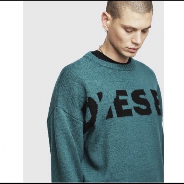 DIESEL(ディーゼル)のDIESELロゴニット メンズのトップス(ニット/セーター)の商品写真