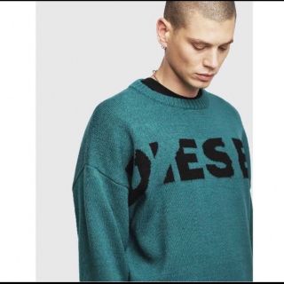 ディーゼル(DIESEL)のDIESELロゴニット(ニット/セーター)