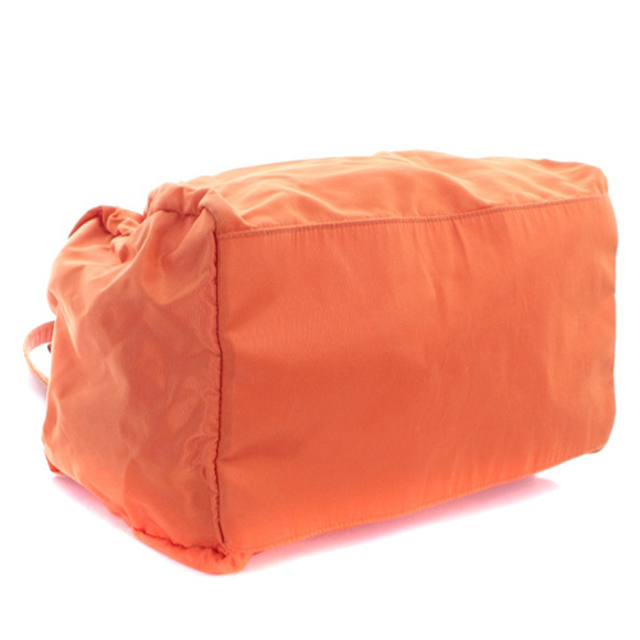 PRADA(プラダ)のプラダ ハンドバッグ ボストンバッグ ロゴ ナイロン オレンジ レディースのバッグ(ハンドバッグ)の商品写真