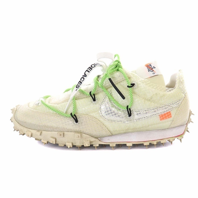 NIKE(ナイキ)のNIKE OFF-WHITE WMNS WAFFLE RACER WITE レディースの靴/シューズ(スニーカー)の商品写真