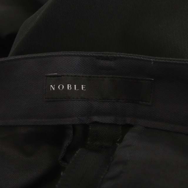 Noble(ノーブル)のノーブル 22AW コンパクトツイルバギーパンツ ワイド センタープレス 38 レディースのパンツ(その他)の商品写真