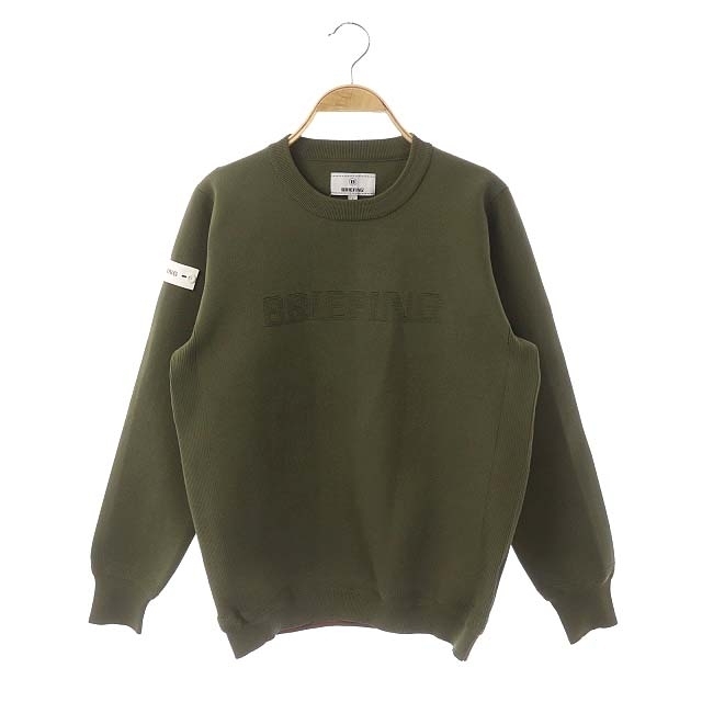 ブリーフィング 22AW WR CREW NECK KNIT BRG223W21 ブリーフィング 22AW WR CREW NECK KNIT BRG223W21
