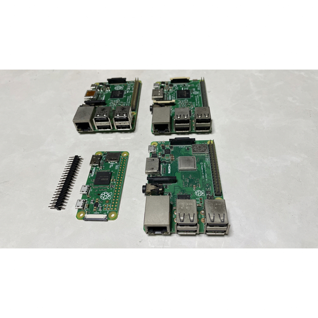 Raspberry Pi ラズベリーパイ 2B、3B、3B+、zero4点セット